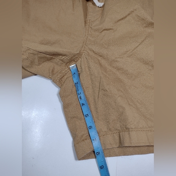 Old Navy Khaki Drawstring Chino Shorts Size (XL) - Picture 10 of 13
